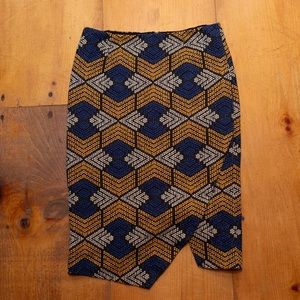 Anthropologie Maeve Textured Skirt